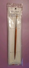 One Red Sable and Camel Hair Fine Brush Made West Germany NOS