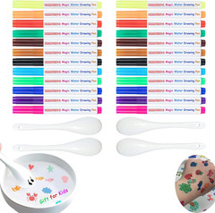 2 Sets Magical Water Painting Pens for Kids, Kiddies Create Magical Floating Dra