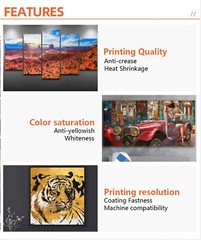 LATEX Printing Poly-Cotton Profession Art Canvas Semi-Matte 54″ 60″x100ft. Roll