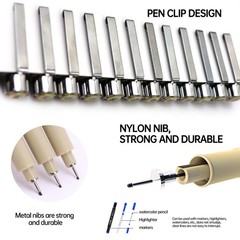 LERAO Micron Pen Set,Fineliner Pens Fine Liner Pen,Micro Pens for Drawing Ske…
