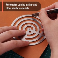 Stainless Steel French Template Circle Template Leather Templates Curve Rulers