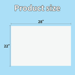 50PCS White Poster Board 22″X28″,Value Poster Board for School Craft Project Pre
