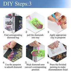 JFYHAB Diamond Art Painting Kits for Adults, 12×16 inches, SHHH I am gaming