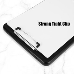 6PCS Black Clipboard with Storage, 8.5×11 Plastic Clip Boards with Storage Nu…