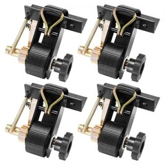 Ladder Rack Ratchet Straps, Black Square Tube Mount, 1.5 in Wide x 7.4 ft Lo…