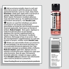 Acrylic Rose Gold Extreme Sheen Paint – 2 Oz Non-Toxic for Indoor/Outdoor Use