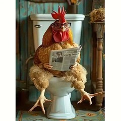 5D Diamond Painting Kits for Adults,Chicken Diamond Art Kits for Adults Beginner