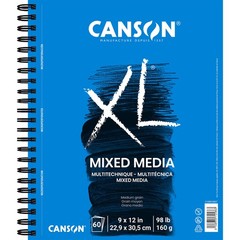 Canson XL Series Mixed Media Pad 9×12 9×12, White