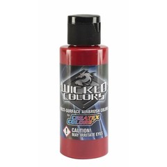 Createx Wicked Colors W015-02 Crimson 2oz. For Airbrush Paint