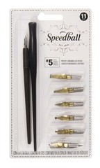 Calligraphy No-5 Artists Project Set, 2 Penholders & 8 Nibs (SB2962)