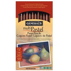 General Pencil 4400-12A Generals Pastel Chalk Pencils 12 Colors Multicolor 7