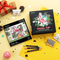 Artisan Marker Set: 80 Colors & 72 Bleed-Proof Pages for Versatile Creations