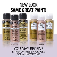 Metallic Acrylic Paint, Silver Sterling (Pack of 3) 2 Oz, 662A- (Pack of 3)