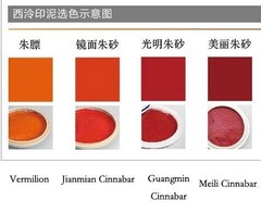 Easyou Shanghai Xiling Ink Paste Chinese Seal Red Ink Pad 30G1.06Oz Vermilion