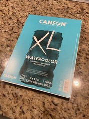 Canson Watercolor Paper Pad 30-Sheet 9-Inch by 12-Inch X-Large New
