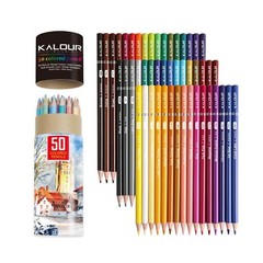 KALOUR Premium Colored Pencils,Set of 50 Colors,Artists Soft Core with Vibran…
