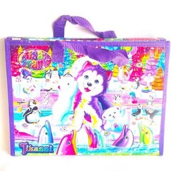 Lisa Frank Tikanni Husky Coloring &Activity +750 Stickers Fold Case trifold case