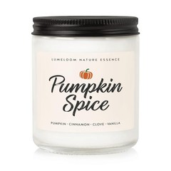 LUMELOOM Pumpkin Candle, Hello Fall Gifts- 9oz Aromatherapy As the Picture