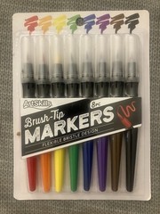 ArtSkills Brush-Tip Markers – 8 Piece – Brand New – Sealed