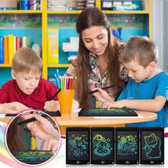 NEW 20 Pack 8.5in LCD Writing Tablet Kids Colorful Doodle Board Reusable Black