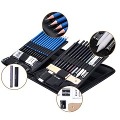 9-Piece Professional Matte Sketch Pencils Set for Drawing Shading Artist
