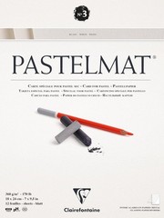 Clairefontaine Pastelmat White Pad 18x24cm
