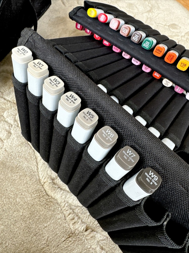 Copic Markers Set-WG(Warm Gray) Used – 8 Pieces