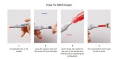 Copic Ink Refill Fluorescent Colors SELECT COLOR