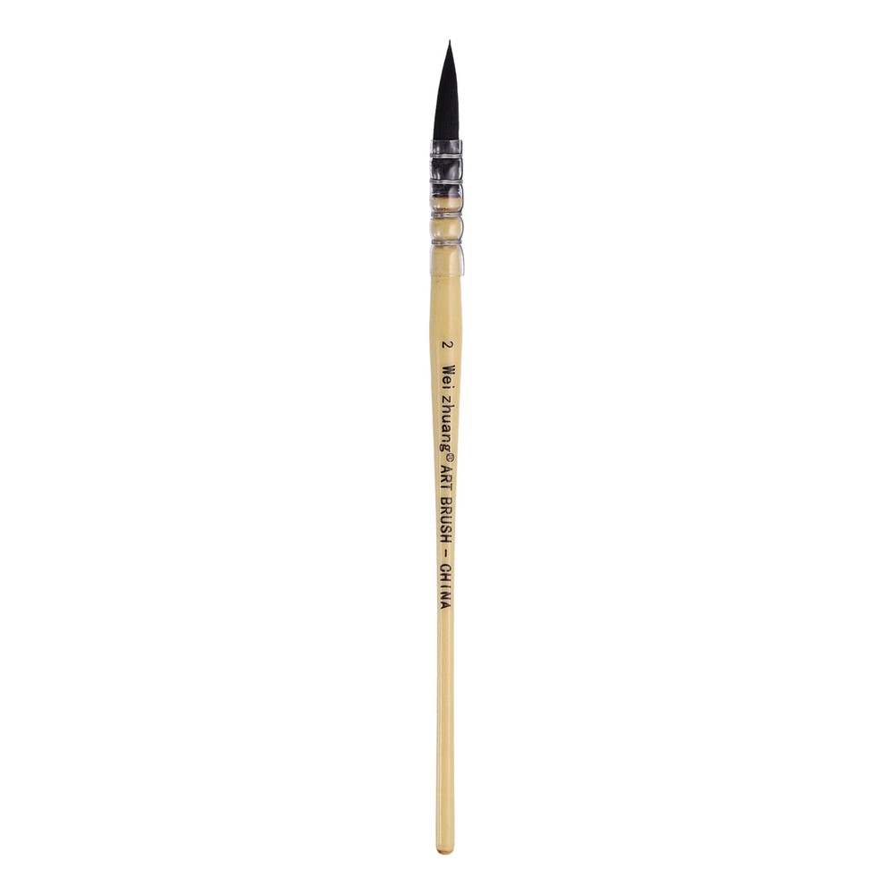 22mm / 0.87″ Soft Synthetic Squirrel Paint Brush for Artists, Wood Color