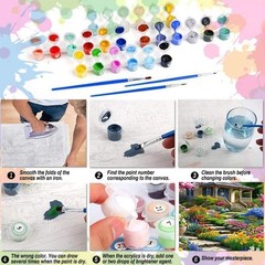 Arttoplus Landscape Paint by Numbers Kit for 16X20inch, MT12694-US