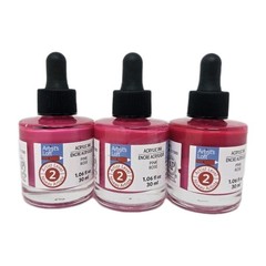 Artist’s Loft Acrylic Ink Pink Artist Level 2 Lot Of 3 Bottles