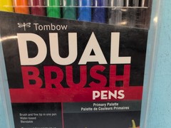 Tombow Dual Brush Pens Primary Pallette 10 Pen Set 56167