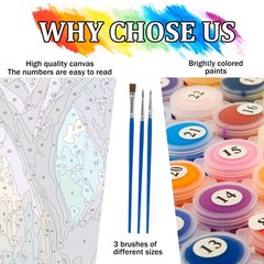 Tree Paint by Number Kits for Adults-Paint by Numbers Kits for Adults,Tree of Li