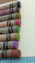 Crayola Binney & Smith Vintage Retired Salmon Rare Discontinued Lot Of 8