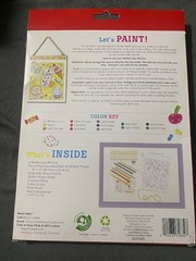 Faber Castell Kids Paint by Number Watercolor Craft Kit Double Sided Poster