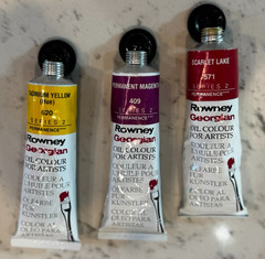 Daler-Rowney Georgian Oil Paints For Artists 38mL Cadmium Scarlet Magenta