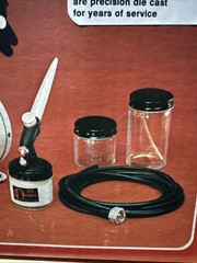 W. R. Brown Hobby Sprayer Kit PC211 Compressor USA New Old Stock