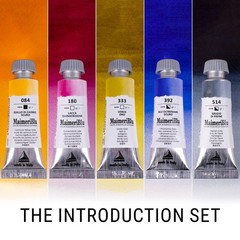 MaimeriBlu Watercolor Intro Set, 5 Tubes, 0.4 Fl Oz (Pack of 1), Multicolor