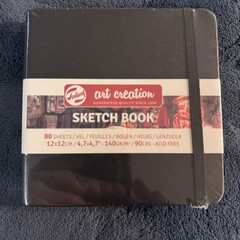 Sketch Book 12x 12cm 80 sheets 140gsm square drawing paper pad Talens