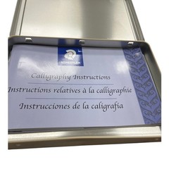 Staedtler Calligraphy Set Tin Case Pens Nibs Ink Cartridges Manual