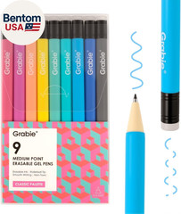Erasable Gel Pens, 9 Colors Erasable Pens, Make Mistakes Disappear Colored Pens,