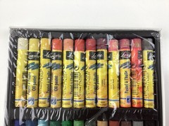 LeFranc Bourgeois Louvre 24 Count Art Oil Pastel Crayons 1999 All Unused in Box