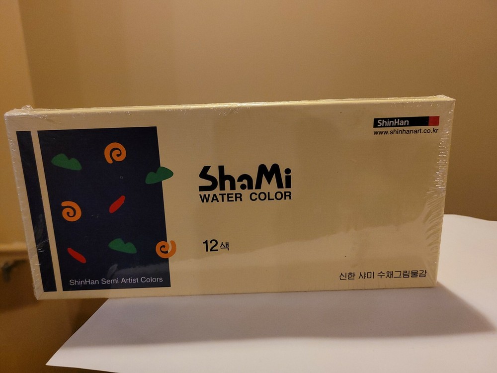 Shinhan Shami Watercolor Paint Set 12 Colors set 10ml Tube for begineer, Student