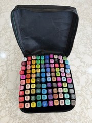 Touch Duttu 100 Piece Twin Marker Set Fine & Broad Tip Assorted Colors Scrapbook