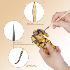 Miniature Paint Brushes 6 or15Model Brushes Detail Paint Brush Set Fine Detaili