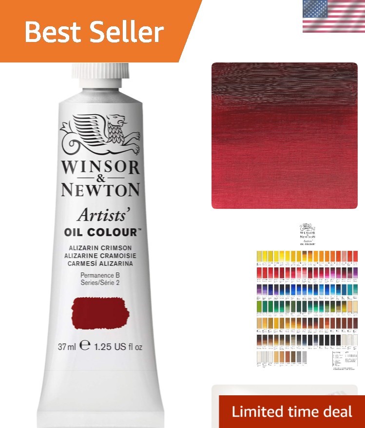 Artists’ Oil Color in Alizarin Crimson 37ml – Perfect for Professional Artistry