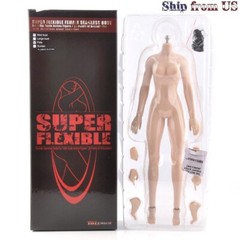 TBLEAGUE S16A 1/6 NARROW SHOULDER Female M Bust PALE Seamless Body