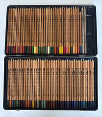 Lyra Rembrandt Set 72 Polycolor Pencils Assorted Colors in Box Artist Supplies