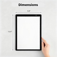 BEONEGLOBAL Letter Size 8.5″ × 11″ A4 Ultra-Thin Light Box for Slide Viewing,…