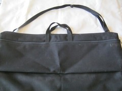 Tram Art Portfolio Bag Artist Storage Case Canvas Zipper Shoulder Strap 24×28″